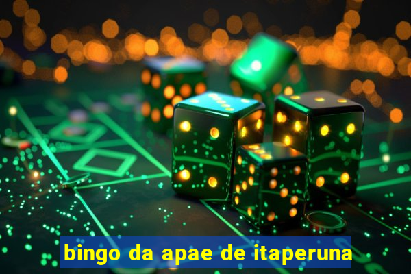 bingo da apae de itaperuna